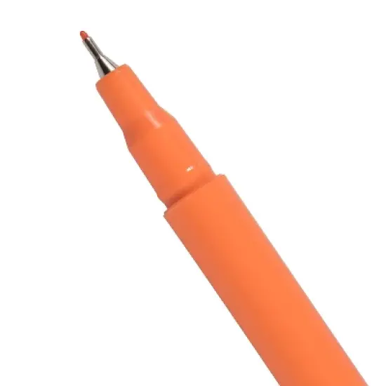 Marvy Uchida Le Pen Felt Pen Ultra Fine Point Orange Ink 2/Pack (7655879A) image {4}
