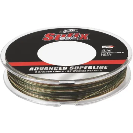 Sufix 150 Yard 832 Advanced Superline Braid Fishing Line - 8 lb. - Camo image {1}