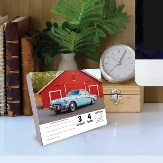 Willow Creek Press 2026 Classic Cars and Trucks Box Calendar image {2}