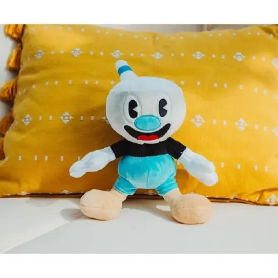 Toynk Cuphead 8-Inch Collector Plush Toy | Mugman image {5}
