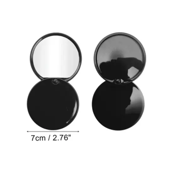 Unique Bargains Durable Round Cosmetic Mirrors 1 Pc image {1}