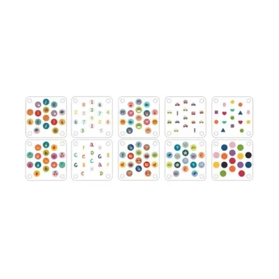 23 Pieces Memory Game - Apple Themed, 10 Patterns Included, Imagination and Creativity Training Board Game image {2}