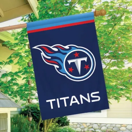 Briarwood Lane Tennessee Titans House Flag NFL Licensed 28" x 40" image {2}