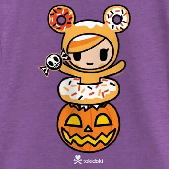 Girl's Tokidoki Halloween Donutella T-Shirt image {1}