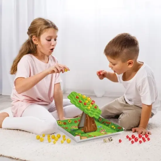 Quercetti Stay Apple Balance Tree Game, Learn Weight Distribution, Kids 5+ image {3}