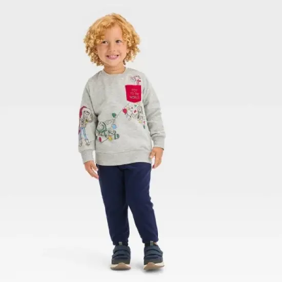 Toddler Boys' Disney Printed Sweatshirt - Gray image {2}