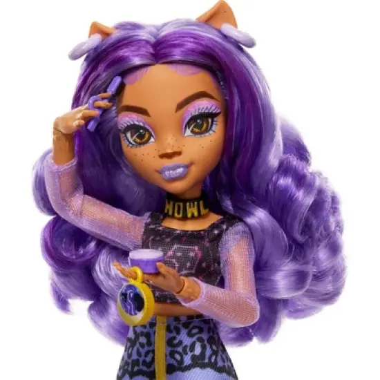 Monster High Skulltimates Secrets Fearidescent Clawdeen Wolf Fashion Doll image {1}