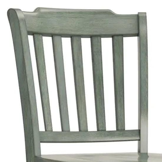 Set of 2 29" South Hill Slat Back Barstools - Inspire Q image {6}