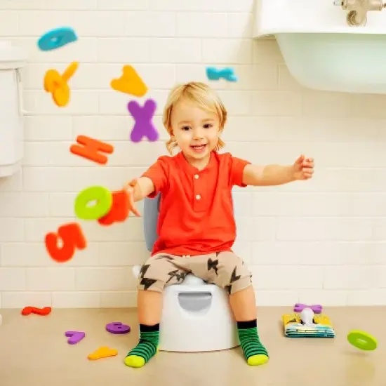 Munchkin Arm & Hammer Multi-Stage 3-in-1 Potty Chair  Ring and Step Stool image {2}