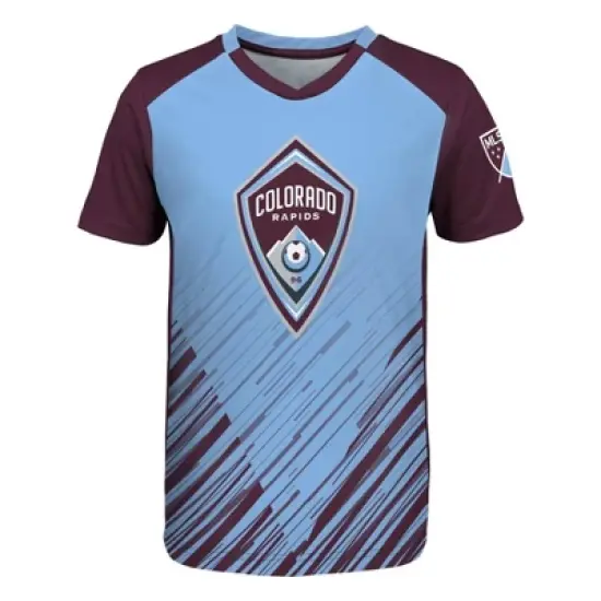 MLS Colorado Rapids Boys' Sublimated Poly Jersey image {1}