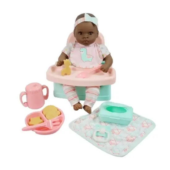 Madame Alexander Small Wonder 14" Baby Doll Feeding Set - Brown Eyes image {1}