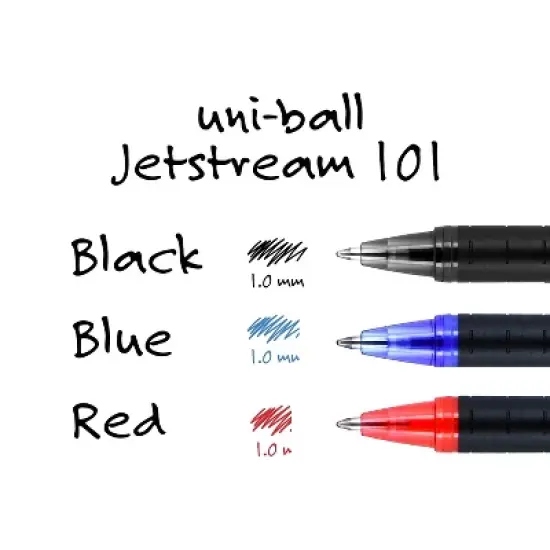 uni-ball JETSTREAM 101 Rollerball Pens Bold 892694 image {6}