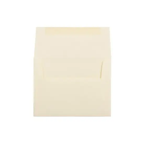 JAM Paper A2 Strathmore Invitation Envelopes 4.375 x 5.75 Ivory Wove 900919415 image {1}