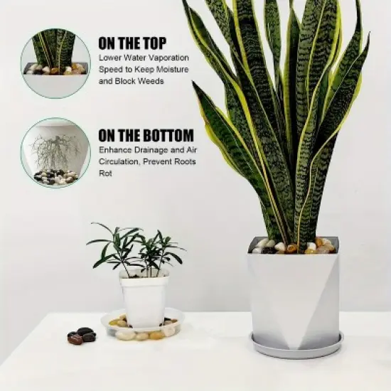 Dexmalle 38lbs Decorative Garden Stone Outdoor Landscaping image {5}