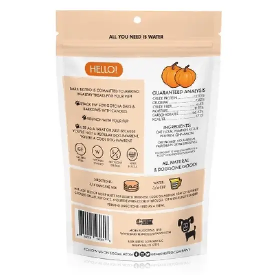 Pumpkin Pup Pooch Pancakes (14oz) image {1}
