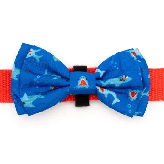 The Worthy Dog Chomp Bow Tie Adjustable Collar Attachment Accessory image {2}