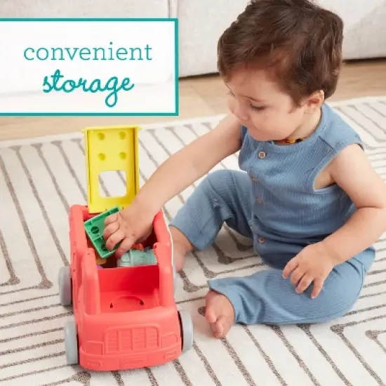 Infantino Super Soft 1st Stack and Go Explorers Stacking Toy Playset - Fire Truck image {3}