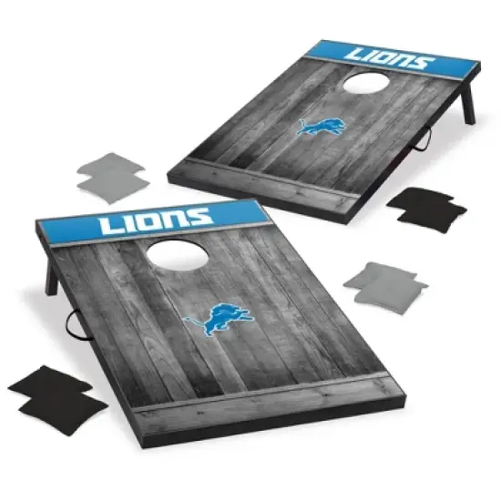 NFL Detroit Lions 2'x3' Cornhole Board - Gray image {6}