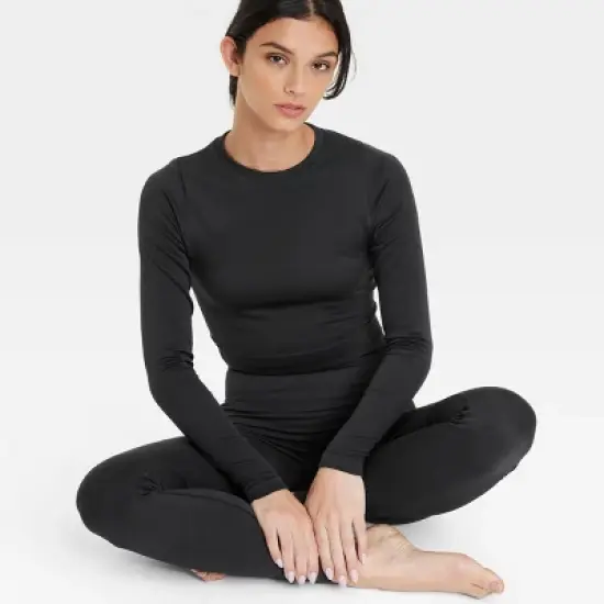 Women's Seamless Long Sleeve Crop Top - All in Motion&trade; image {4}