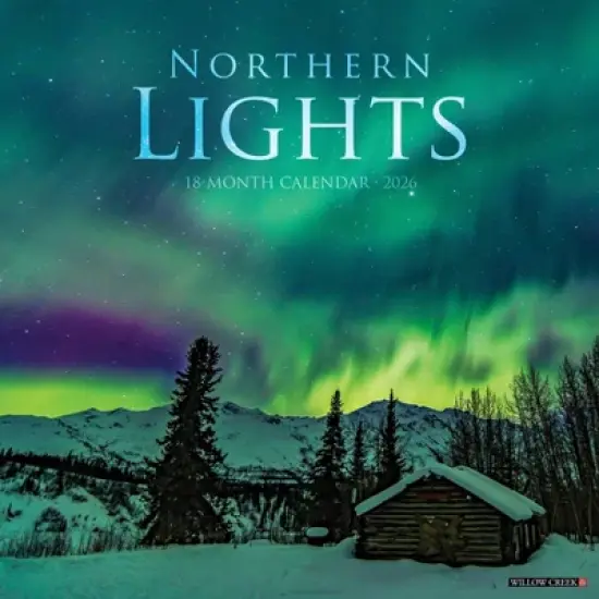 Willow Creek Press 2026 Northern Lights Wall Calendar image {5}