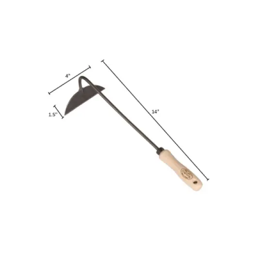 DeWit Onion Hoe &ndash; Precision Weeding & Chopping Tool with Extended Reach image {1}