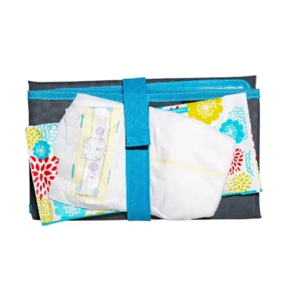 J.L. Childress Full Body Changing Pad - Gray Teal image {4}