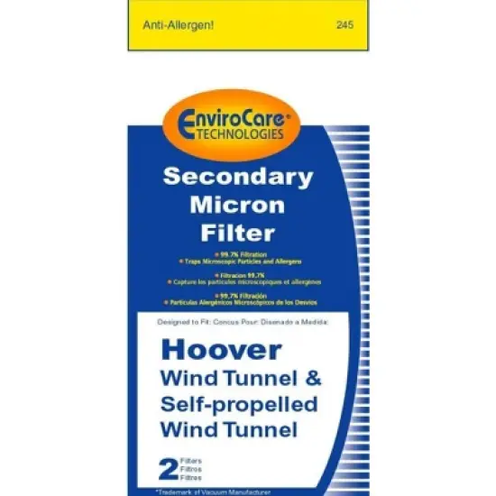 EnviroCare Premium Replacement Secondary Vacuum Filter made to fit Hoover Windtunnel Vacuums image {2}