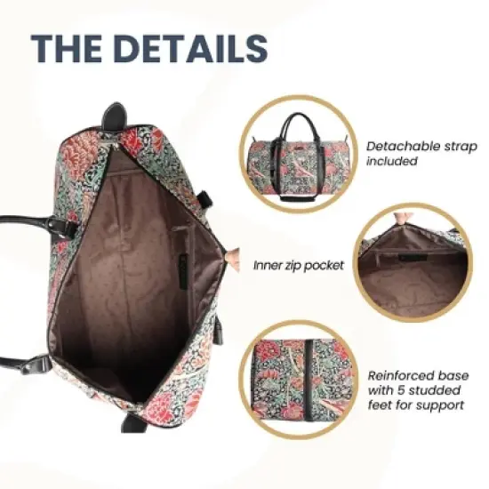 Signare USA William Morris The Cray Big Holdall/Duffel Bag image {3}