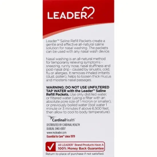 Leader Saline Refill 100 ea image {4}
