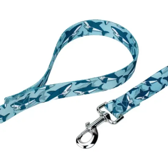 Country Brook Petz Sharks Dog Leash (6 Foot, 1 Inch Wide) image {1}