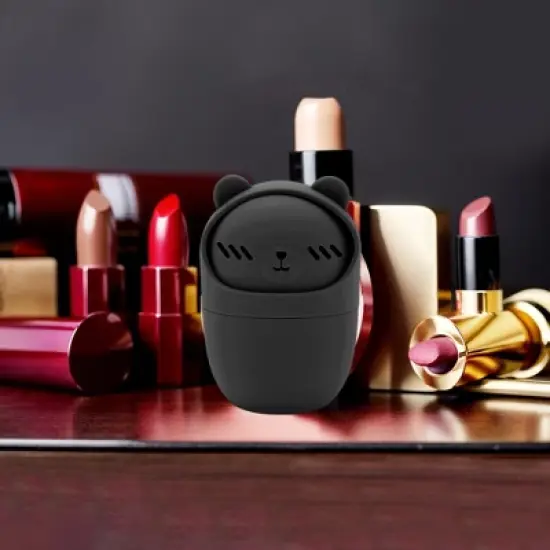 Unique Bargains Portable Bears Makeup Sponge Holder 1 Pc image {3}