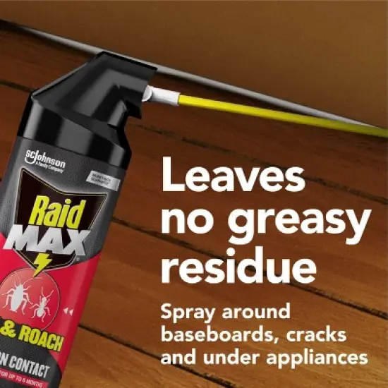 Raid Max Ant and Roach Killer Bug Spray - 14.5oz image {3}
