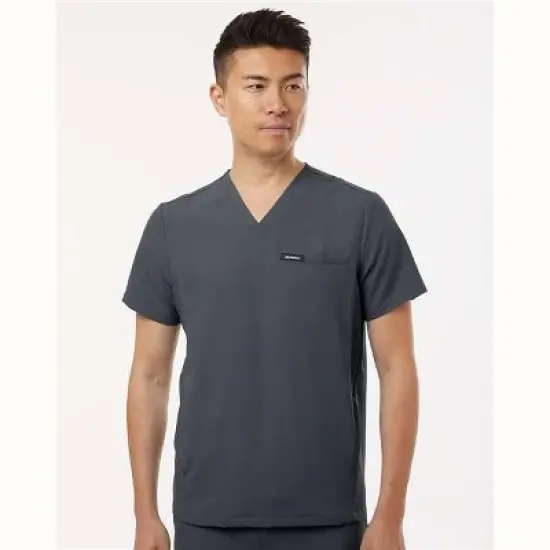 EG PRO Men's Scrub V-Neck Top Shirts Tees image {4}