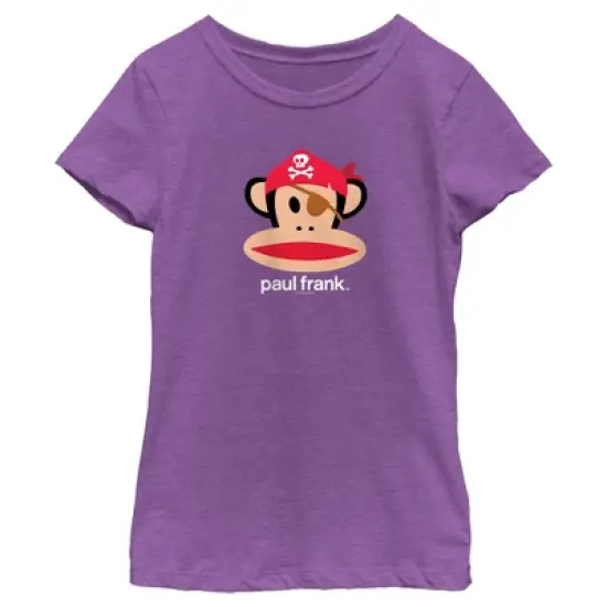 Girl's Paul Frank Halloween Julius the Monkey Pirate T-Shirt image {3}