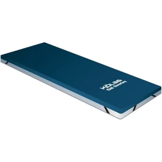 K&ouml;lbs Cushions Gel Mattress Overlay for Hospital Bed, Blue/Gray image {2}