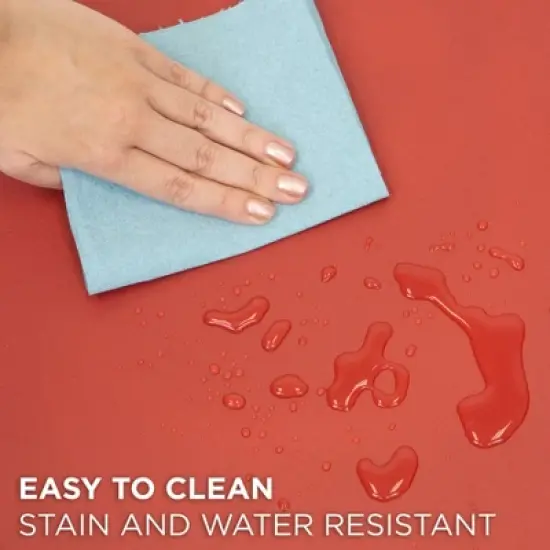 Mount-It! Standing Desk Floor Mat, Red Standing Comfort Mat for Standing Desk, Home, Office, Kitchen, Garage - Red image {7}