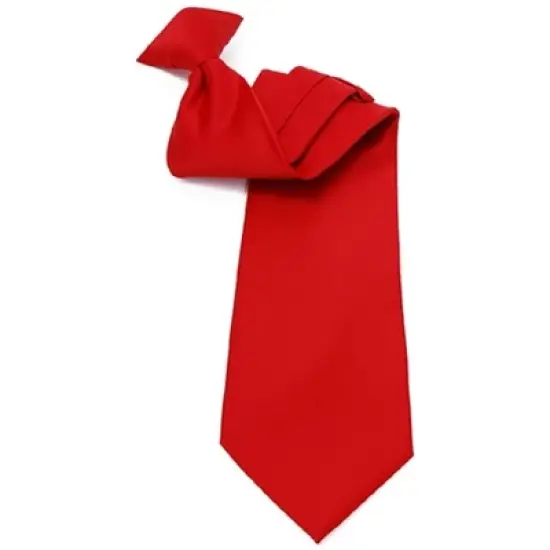 Men's Solid Color 19" Clip On Neck Tie image {6}