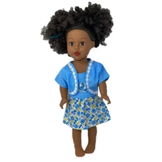 Doll Clothes Superstore Matching Girl And Doll Flower Sundress Size 12 image {3}