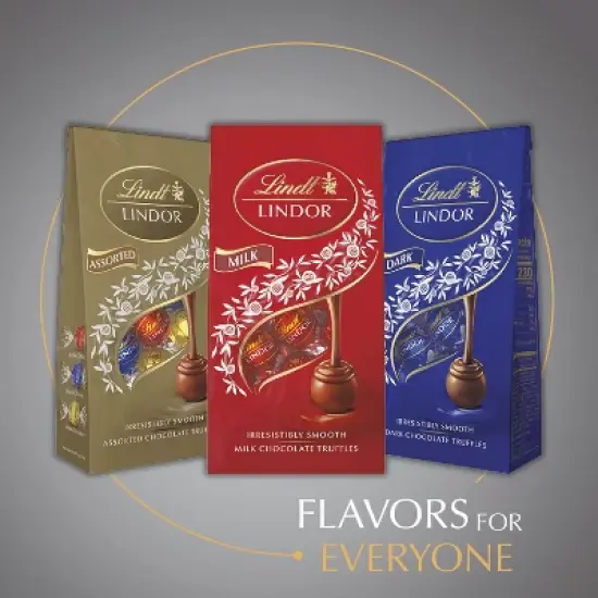 Lindt Lindor Milk Assorted Chocolate Candy Truffles - 5.1oz image {5}