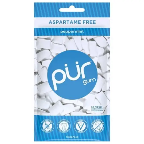 Pur Gum Peppermint Bag - 2.72oz image {1}