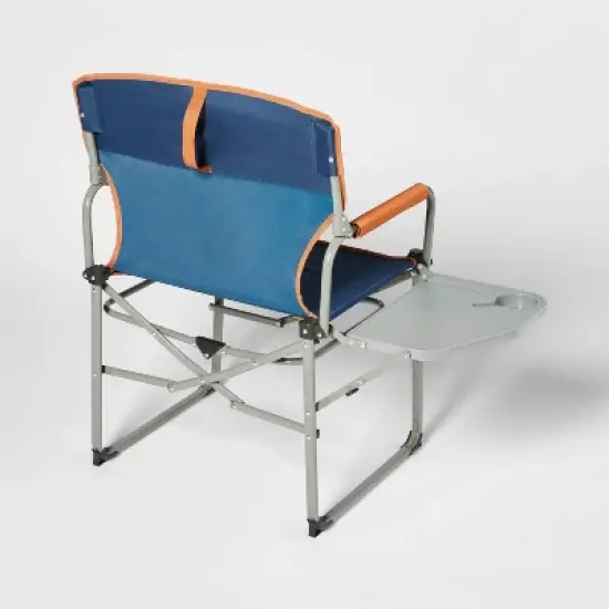 Compact Directors Outdoor Portable Camp Chair - Embark&trade;: Foldable Steel Frame, Armrests image {2}