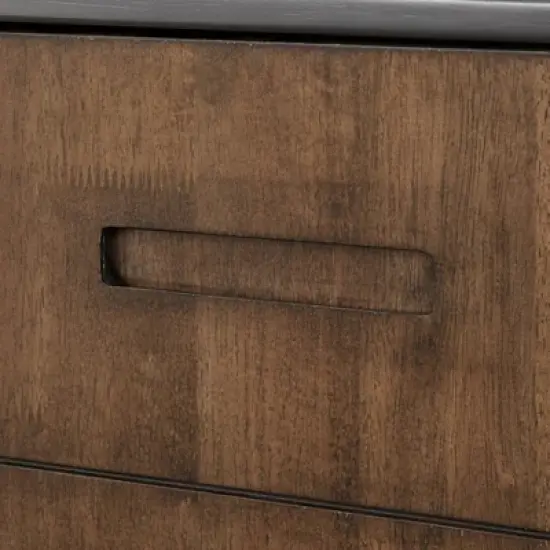Randy Decorative/Buffet Cabinet Black/Walnut - angelo:HOME image {6}