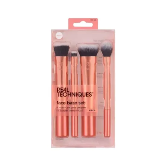 Real Techniques Face Base Makeup Brush Kit - 4pc image {1}