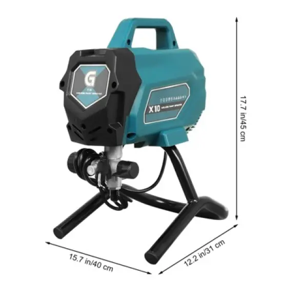 TROPOW Air Spray Gun Kit, Premium Electric Paint Gun - 750W 3300 Psi with Extension Pole & Cleaning Kits for Cars, House DIY image {6}