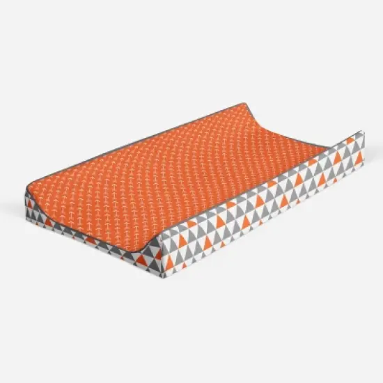 Bacati - Playful Fox Quilted Changing Pad Cover image {6}