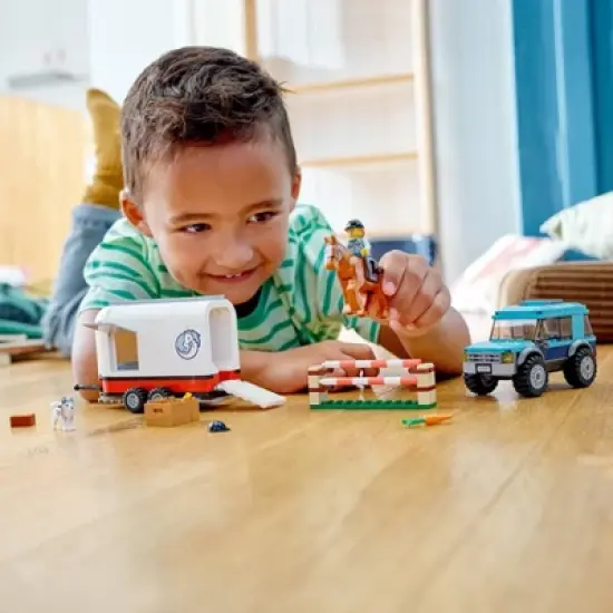 LEGO City Great Vehicles Horse Transporter Toy SUV Car 60327 image {2}