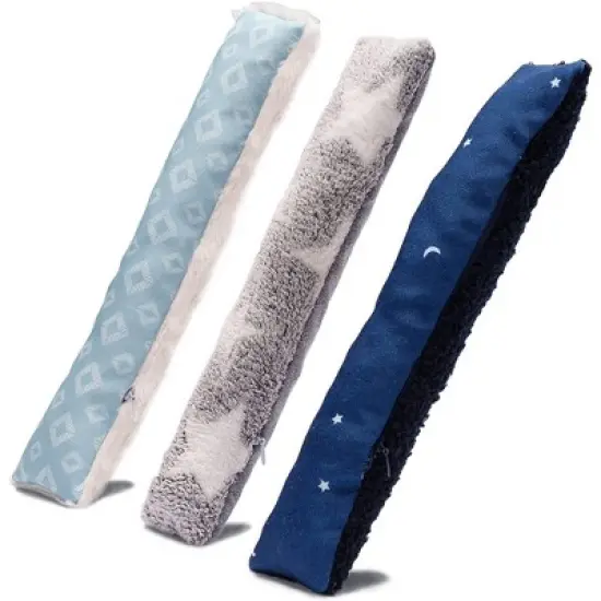 Furhaven Plush Catnip Kicker Cat Toy, Refillable - Space Print, 3 Pack image {4}