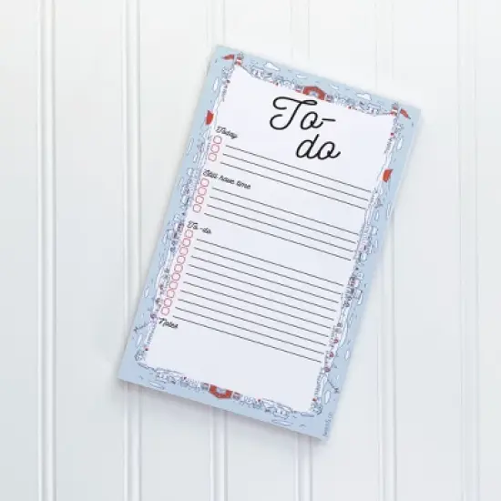 To-Do Salty Town 5" x 8" Lined Notepad by Ramus & Co (50 Heavyweight Tear-Off Sheets) image {3}