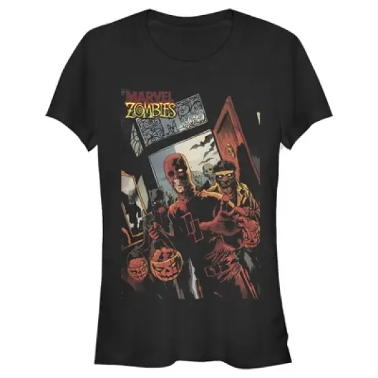 Junior's Marvel Zombies Halloween Trick or Treat T-Shirt image {2}