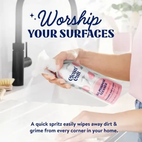 Cleancult All Purpose Cleaner Refill - Pink Grapefruit - 32 fl oz image {2}